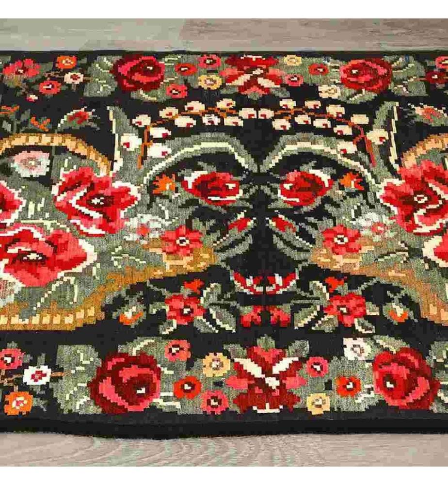 Teppich, Multicolor, 100% Samtgewebe, Sohle: 100% COTTON, 80 x 120 cm