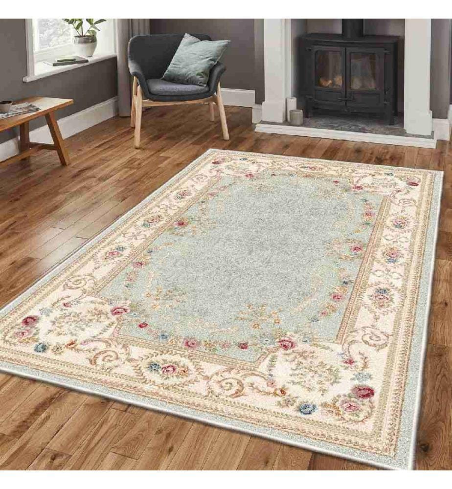 Carpet, Multicolor, 100% Velvet Fabric, Sole: 100% COTTON, 80 x 120 cm