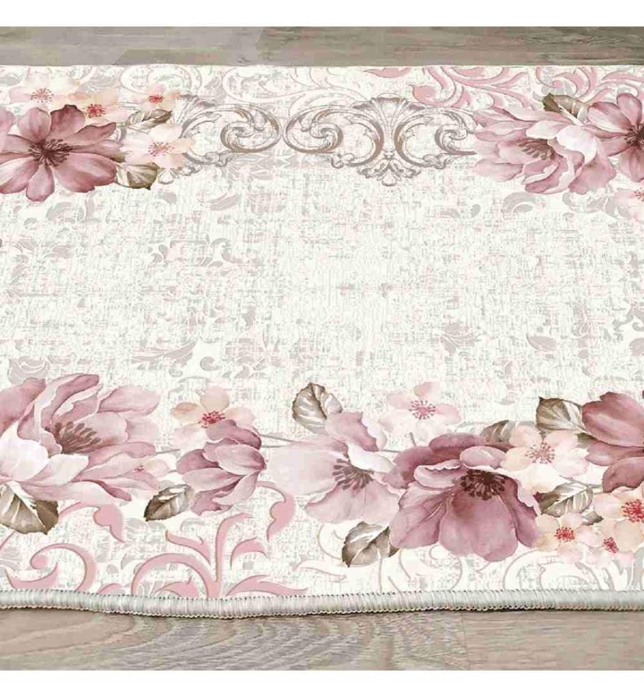 Carpet, Multicolor, 100% Velvet Fabric, Sole: 100% COTTON, 80 x 120 cm