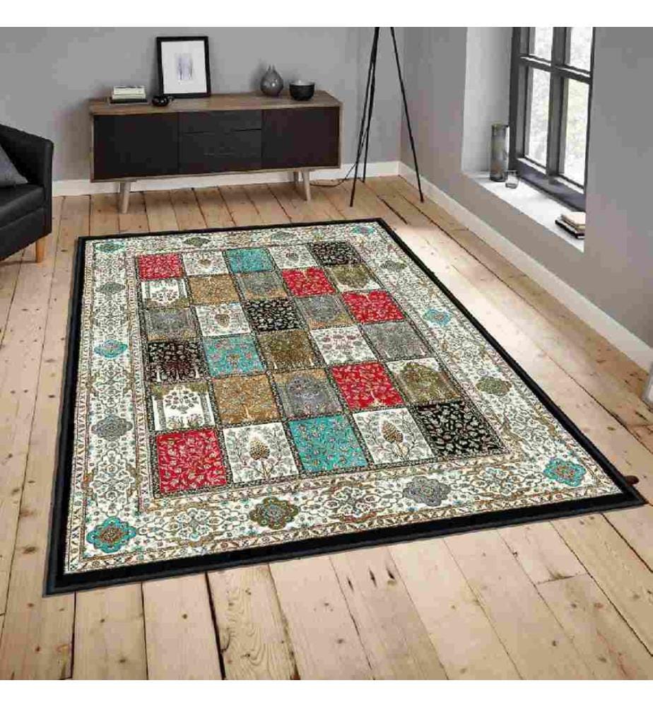 Carpet, Multicolor, 100% Velvet Fabric, Sole: 100% COTTON, 160 x 230 cm