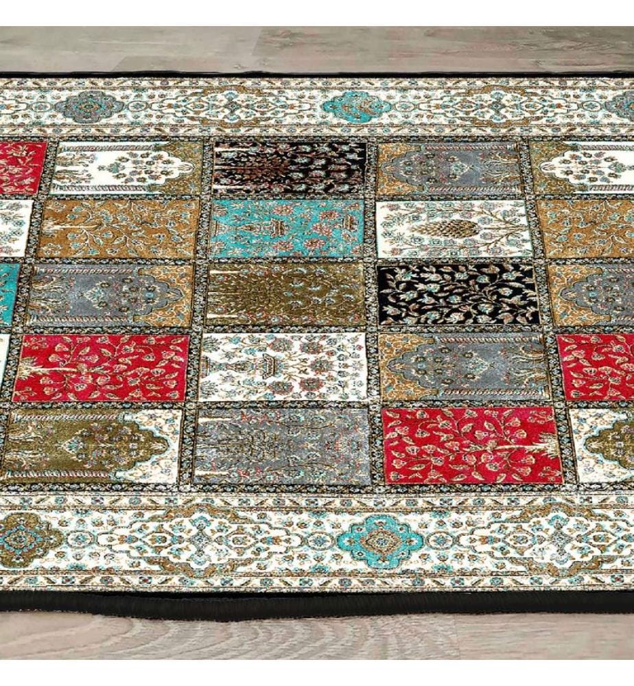 Carpet, Multicolor, 100% Velvet Fabric, Sole: 100% COTTON, 160 x 230 cm