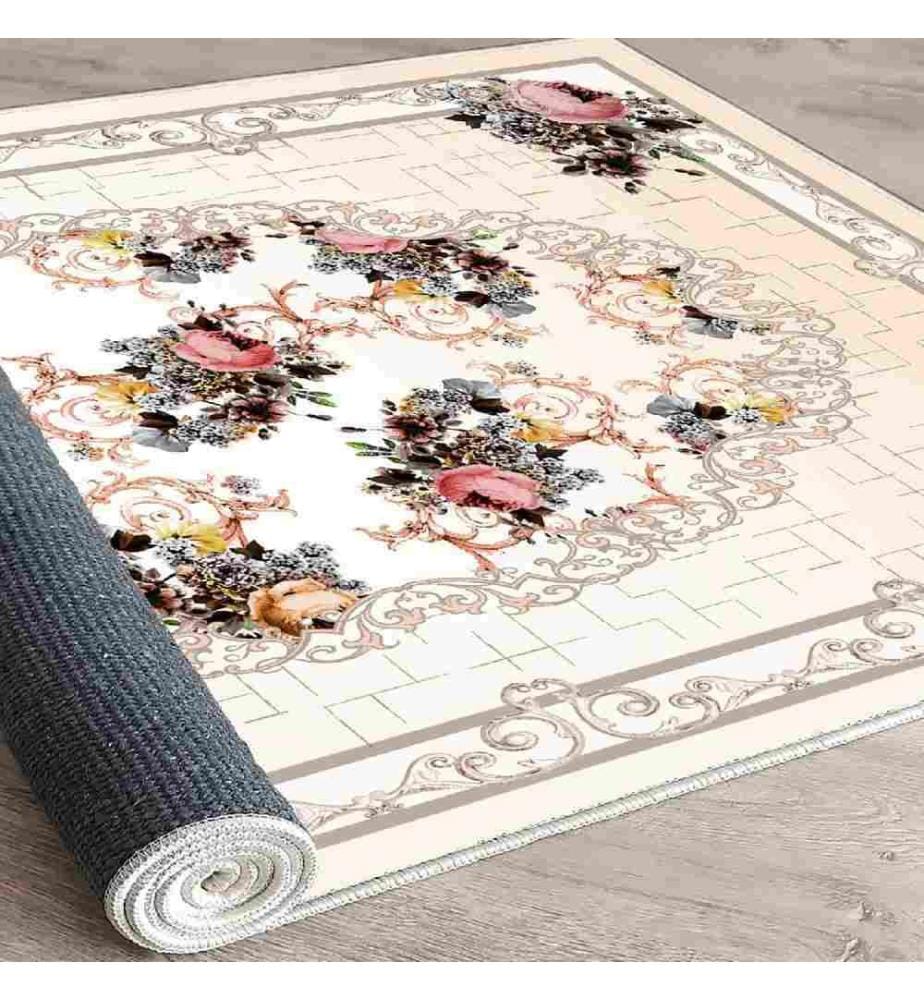 Hall Carpet, Multicolor, 100% Velvet Fabric, Sole: 100% COTTON, 80 x 200 cm