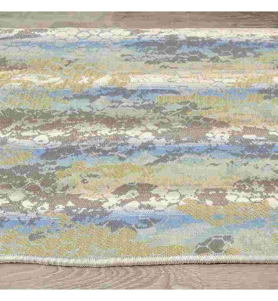 Carpet, Multicolor, 100% Velvet Fabric, Sole: 100% COTTON, 80 x 120 cm