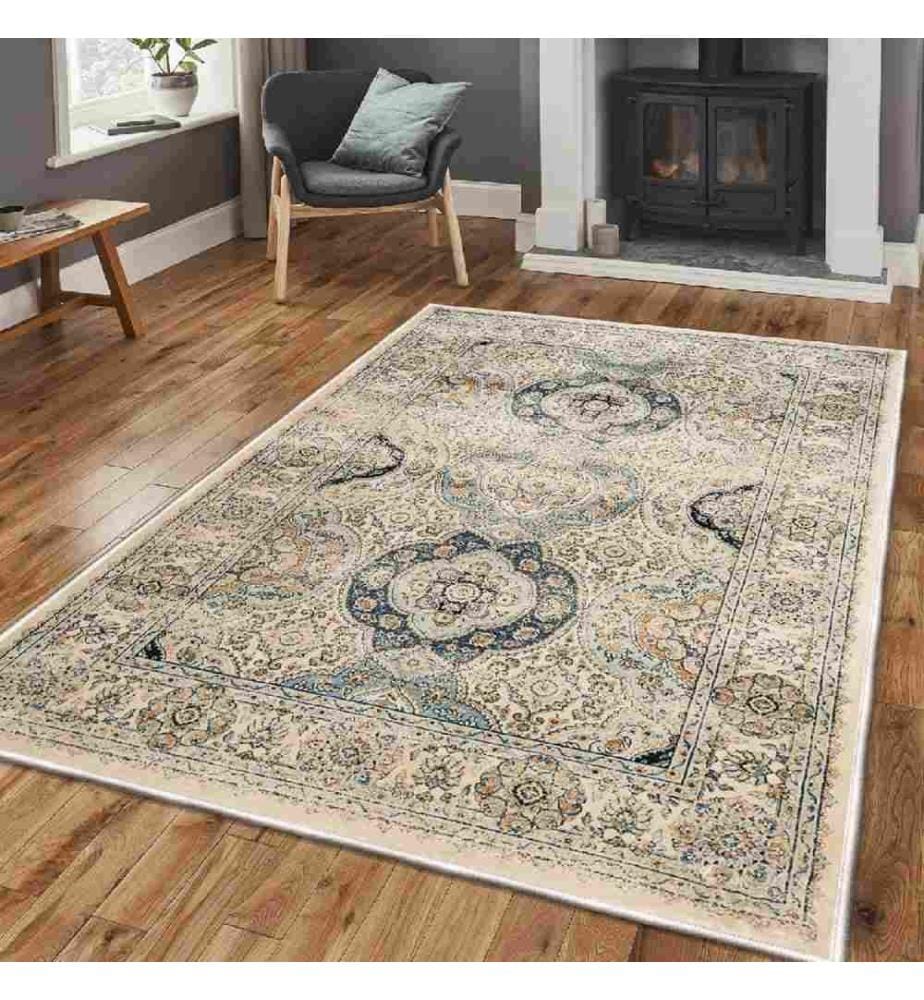 Carpet, Multicolor, 100% Velvet Fabric, Sole: 100% COTTON, 160 x 230 cm