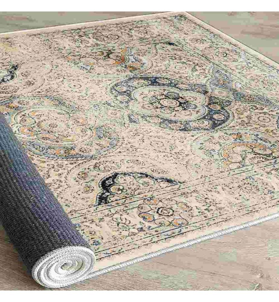 Carpet, Multicolor, 100% Velvet Fabric, Sole: 100% COTTON, 160 x 230 cm