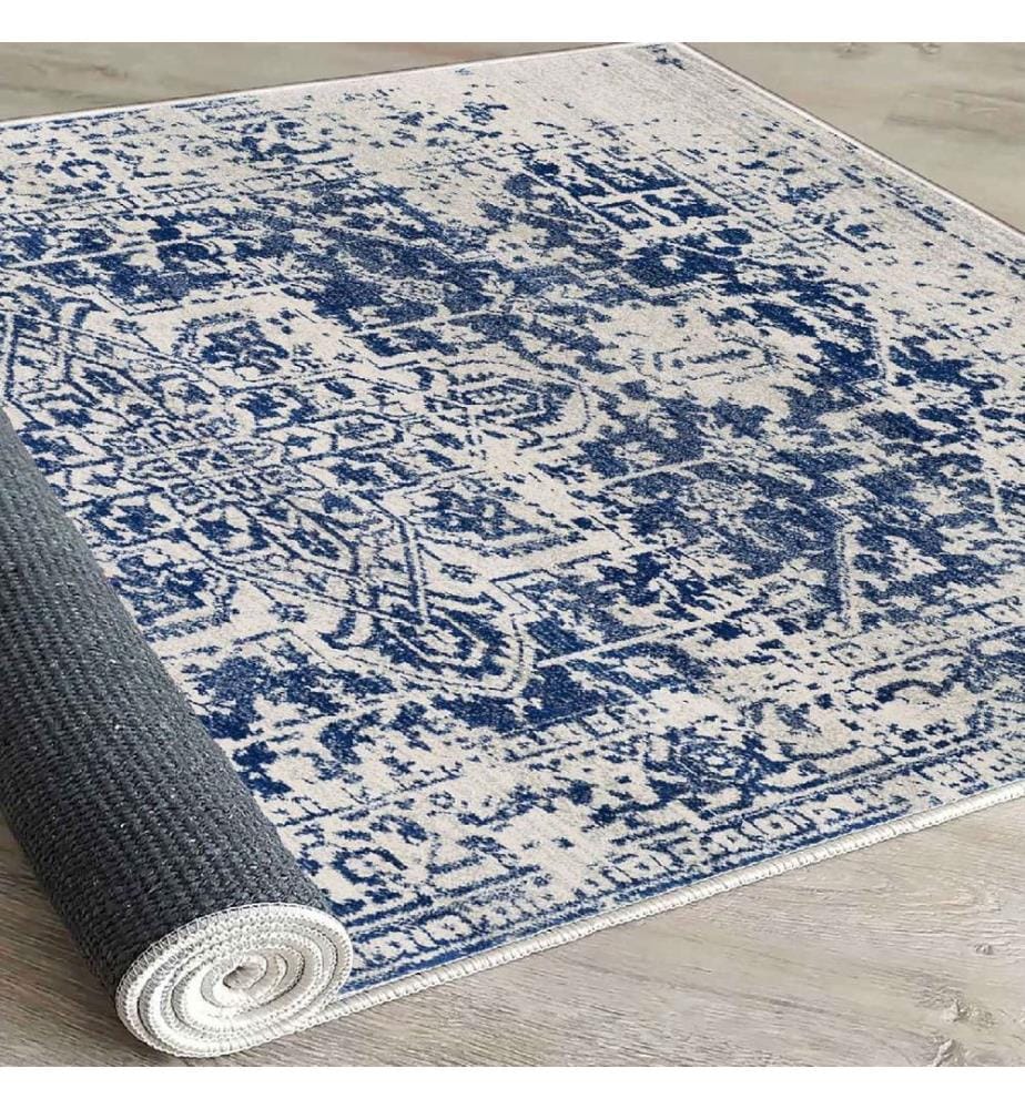 Carpet, Multicolor, 100% Velvet Fabric, Sole: 100% COTTON, 80 x 120 cm