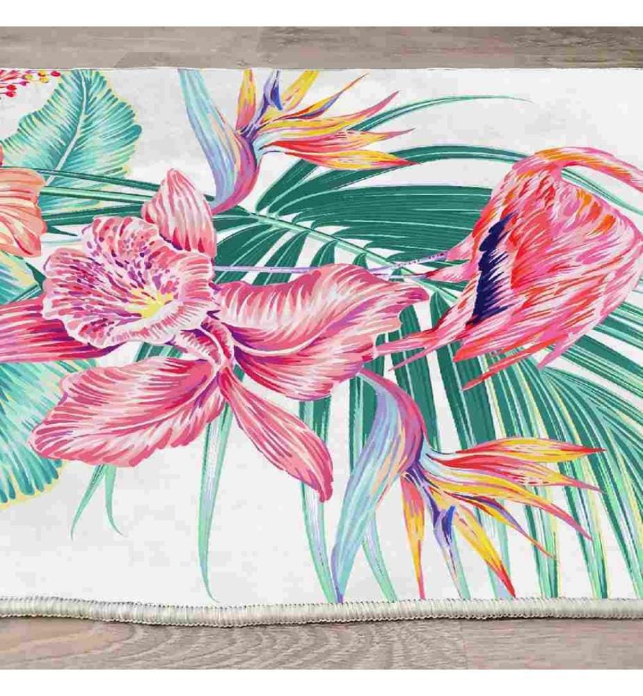 Hall Carpet, Multicolor, 100% Velvet Fabric, Sole: 100% COTTON, 100 x 150 cm