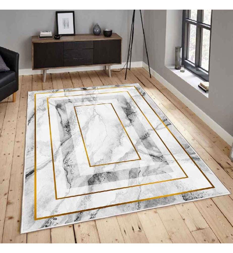 Carpet, Multicolor, 100% Velvet Fabric, Sole: 100% COTTON, 80 x 120 cm