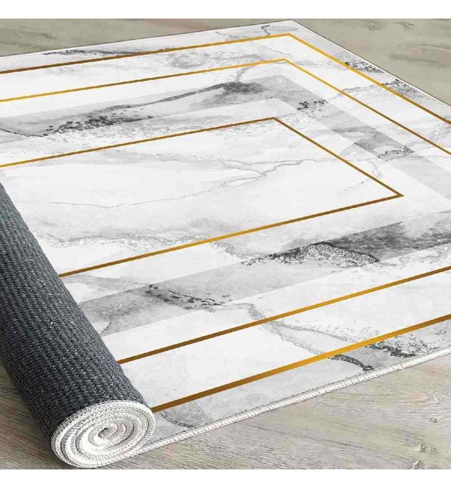 Carpet, Multicolor, 100% Velvet Fabric, Sole: 100% COTTON, 80 x 120 cm