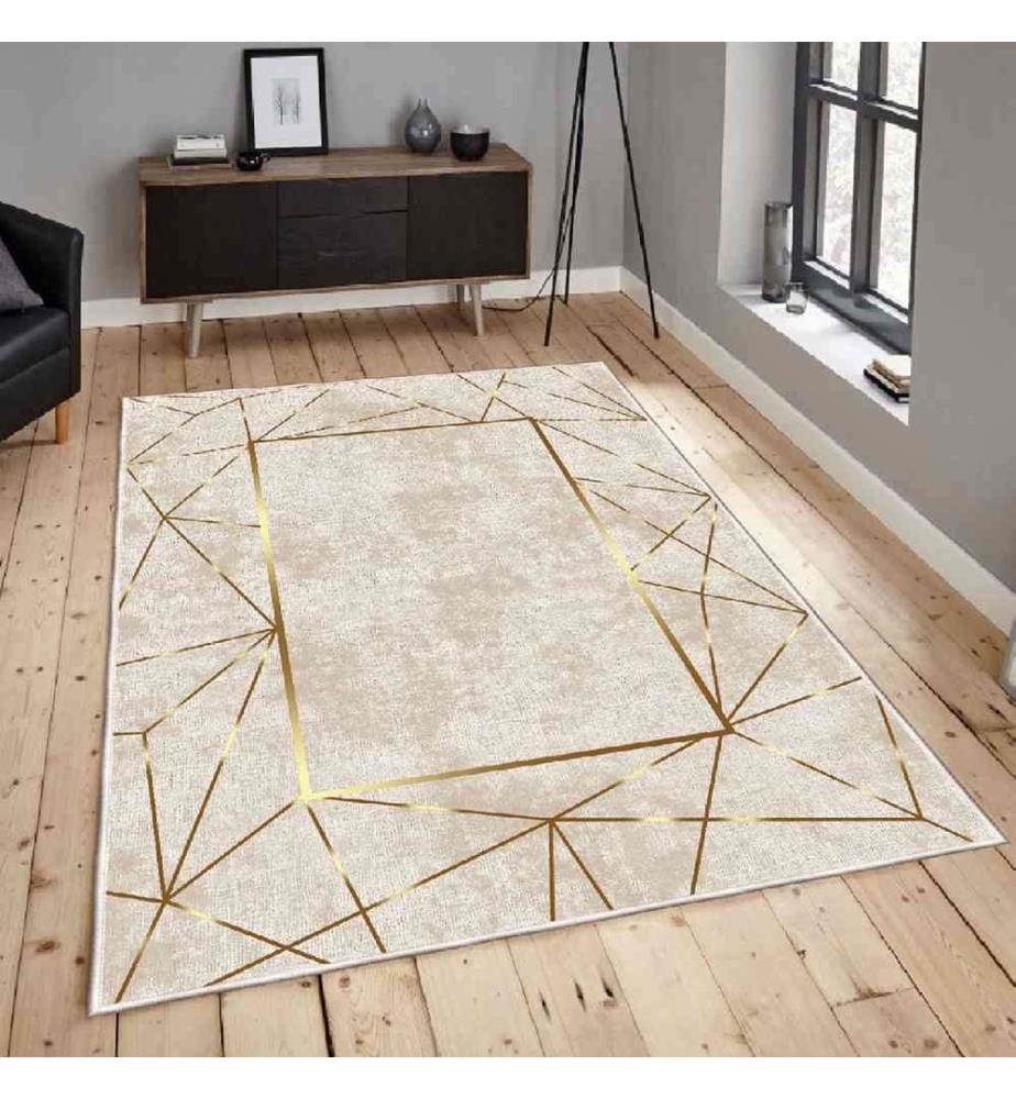 Carpet, Multicolor, 100% Velvet Fabric, Sole: 100% COTTON, 140 x 220 cm