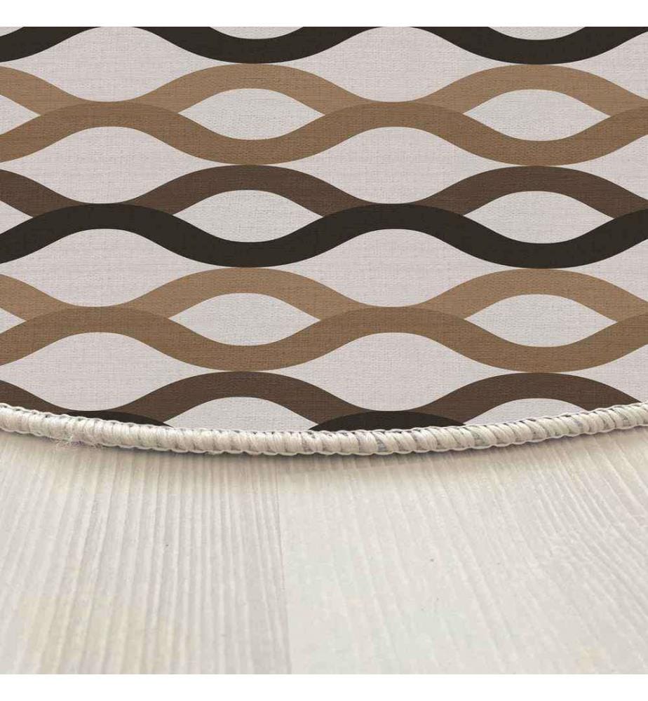 Rug, 90 x 90, , Cream, 70% Cotton - 30% Polyester, Cotton Sole