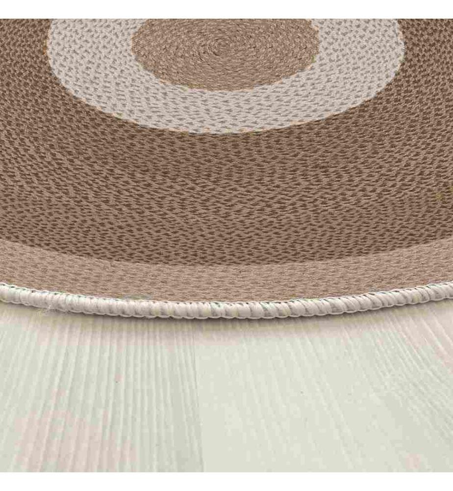 Rug, 100 x 100, , Brown, 70% Cotton - 30% Polyester, Cotton Sole