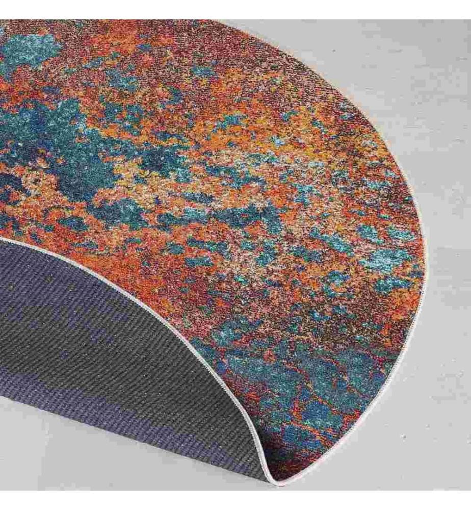 Rug, 90 x 90, , Multicolor, 70% Cotton - 30% Polyester, Cotton Sole