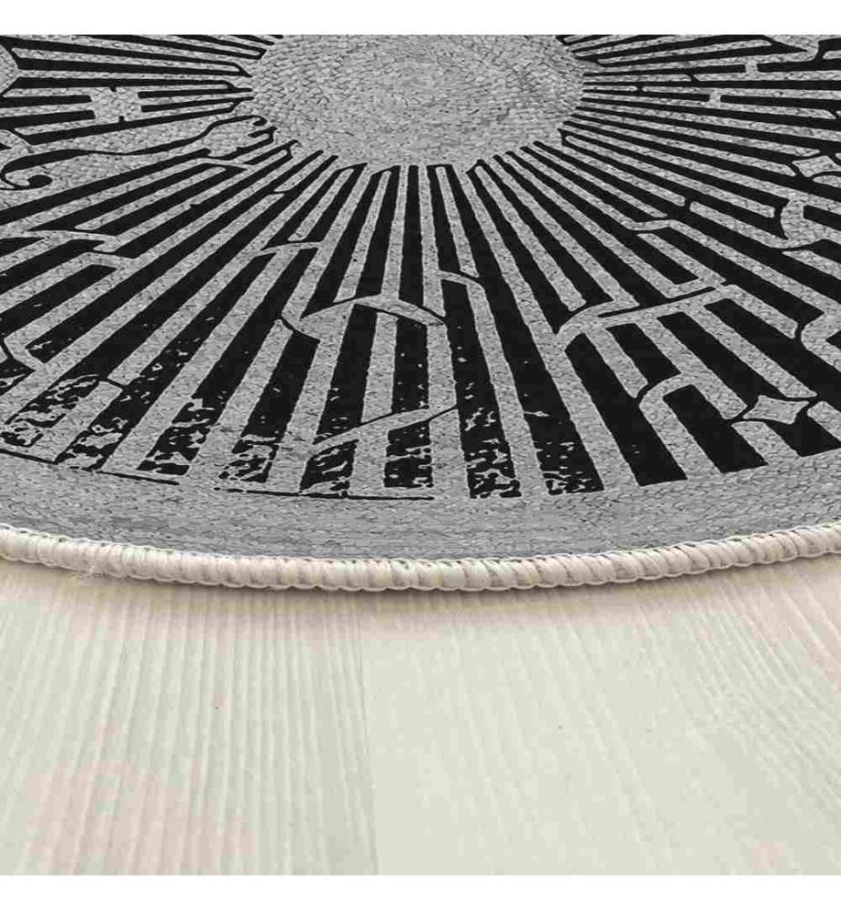Rug, 100 x 100, , Grey, 70% Cotton - 30% Polyester, Cotton Sole