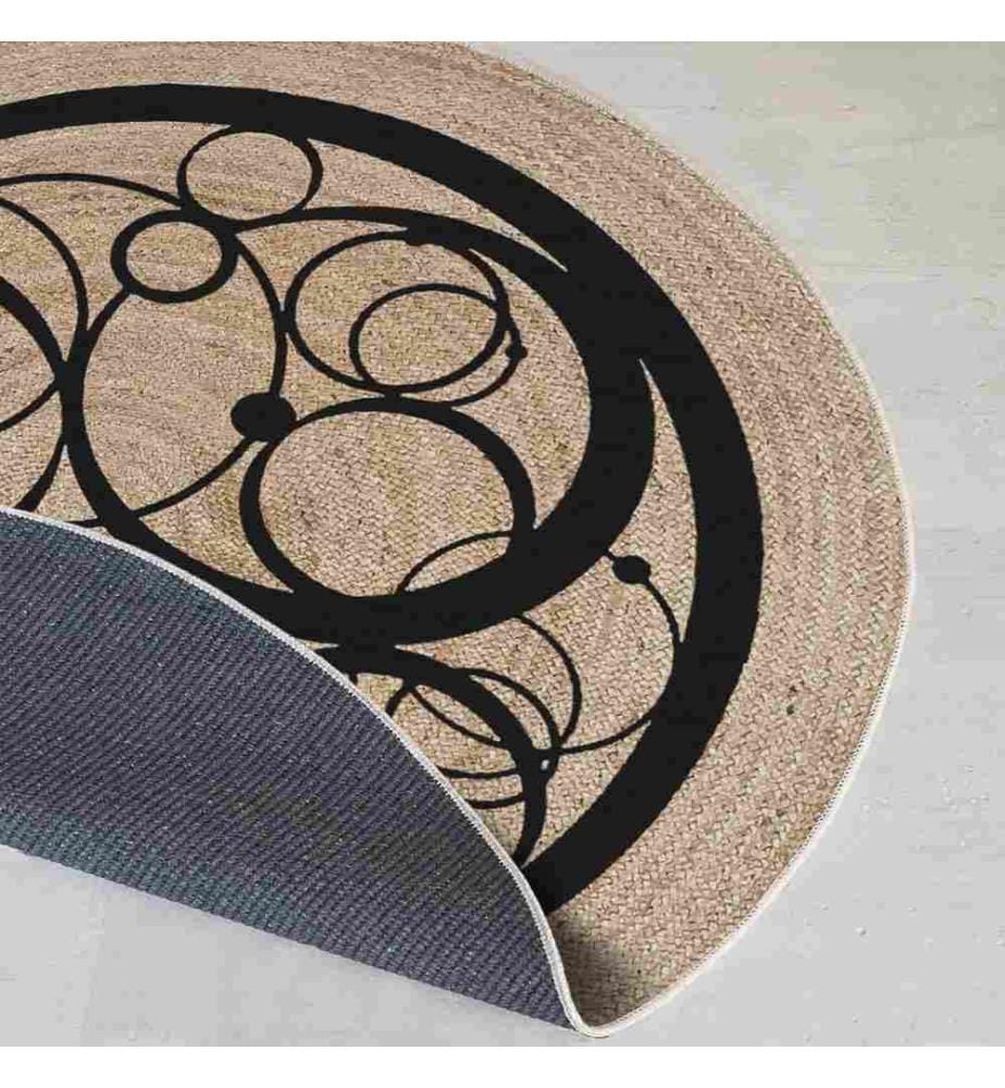 Rug, 100 x 100, , Cream, 70% Cotton - 30% Polyester, Cotton Sole