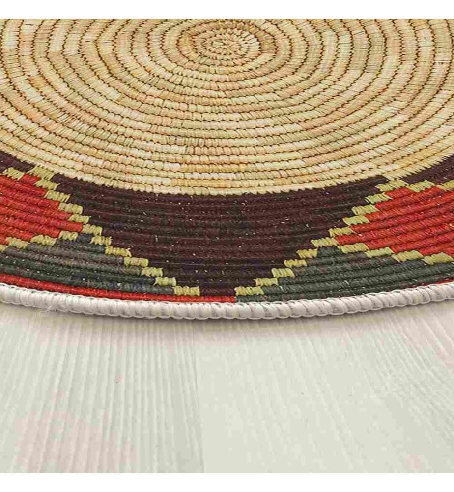 Rug, 90 x 90, , Cream, 70% Cotton - 30% Polyester, Cotton Sole