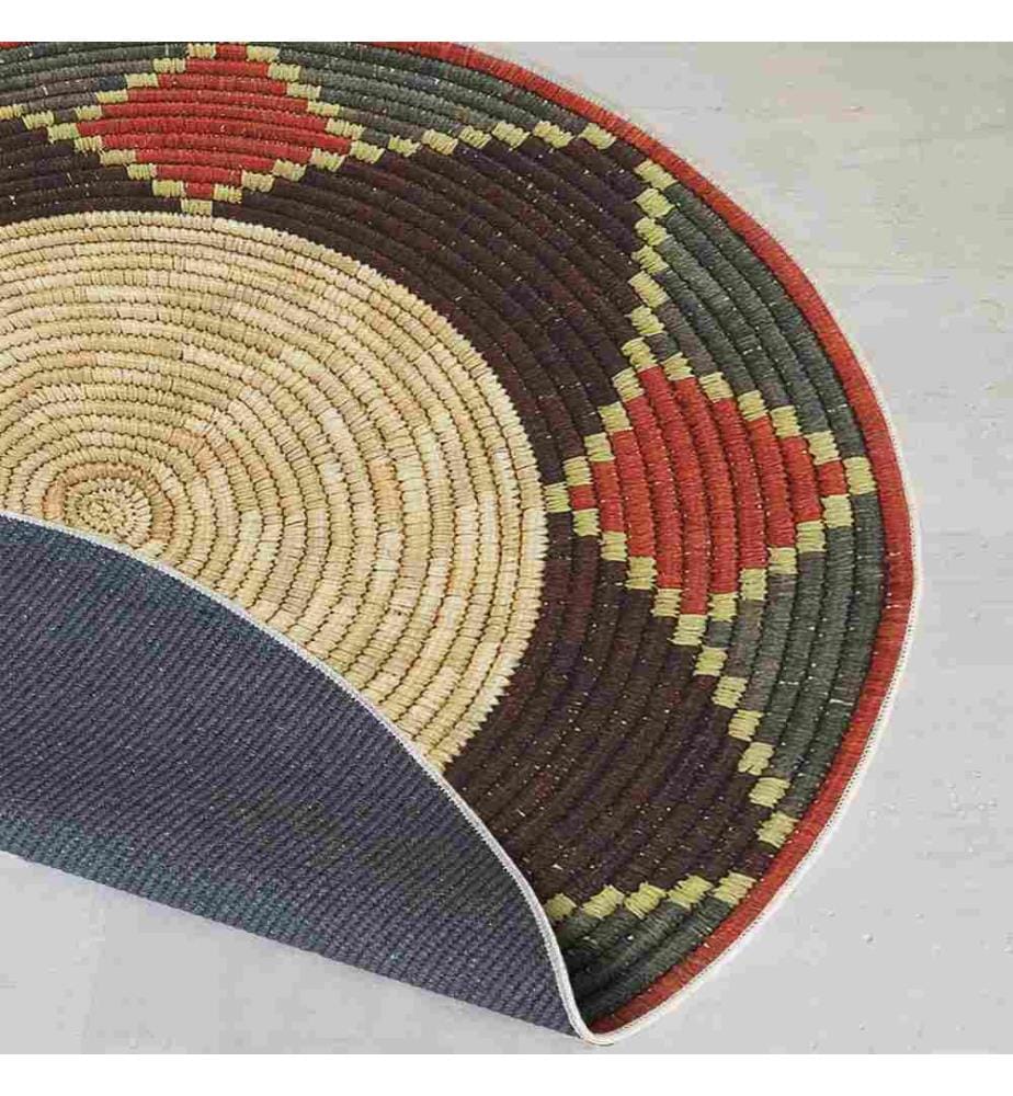 Rug, 90 x 90, , Cream, 70% Cotton - 30% Polyester, Cotton Sole