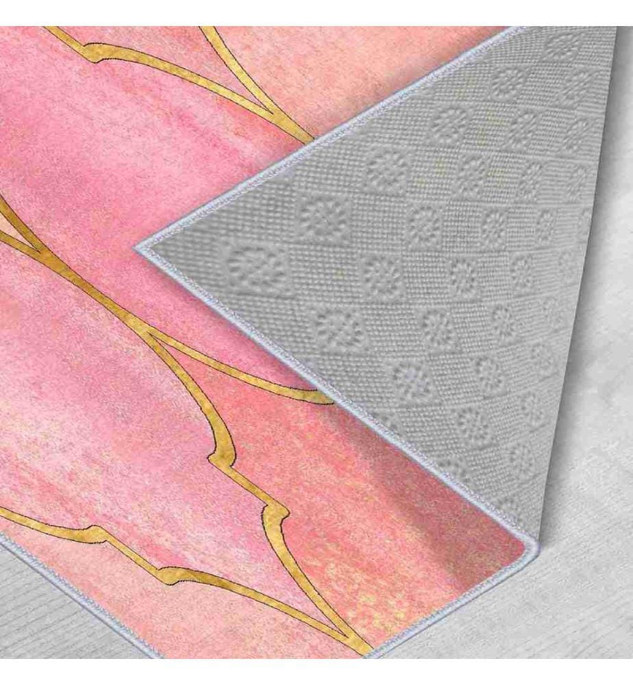 Tappeto, Rosa, Oro, 100% poliestere, 50 x 800 cm