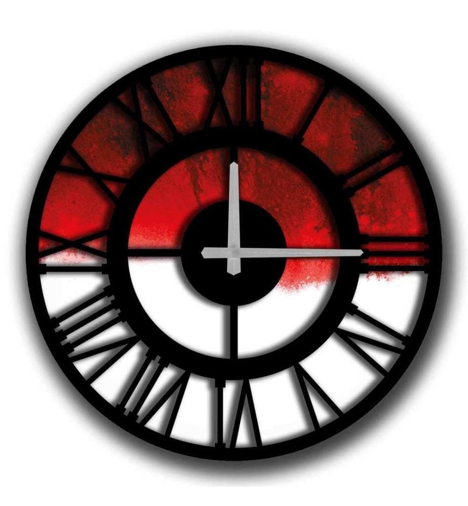 Decorative MDF Clock, Multicolor, MDF