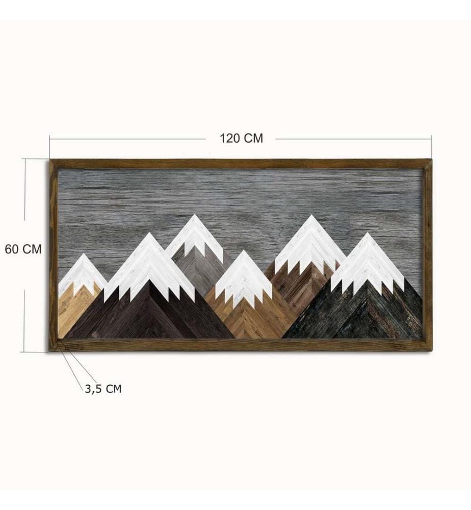Peinture décorative encadrée en MDF, Multicolore, Peinture en MDF, Imprimée aux UV