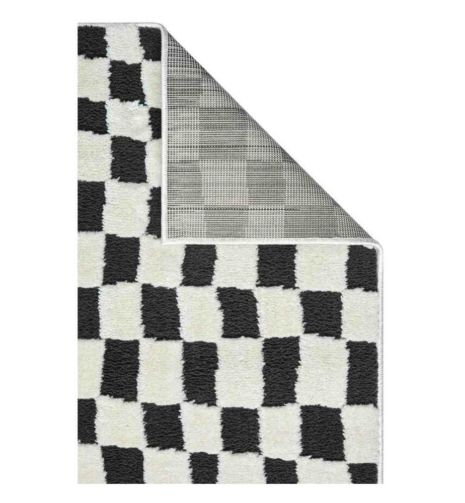 Tappeto, Nero, 100% poliestere, 200 x 290 cm