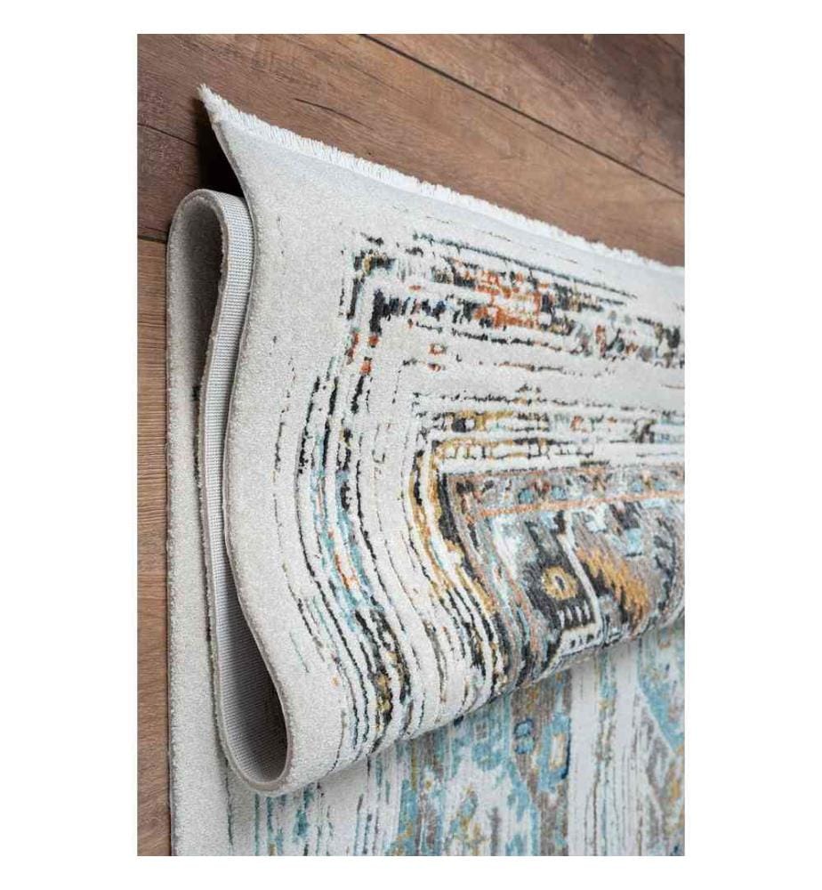 Teppich, Mehrfarbig, 100% Polyester, 115 x 180 cm