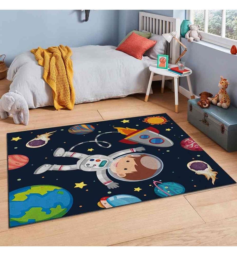 Teppich, Mehrfarbig, 100% Polyester, 120 x 180 cm