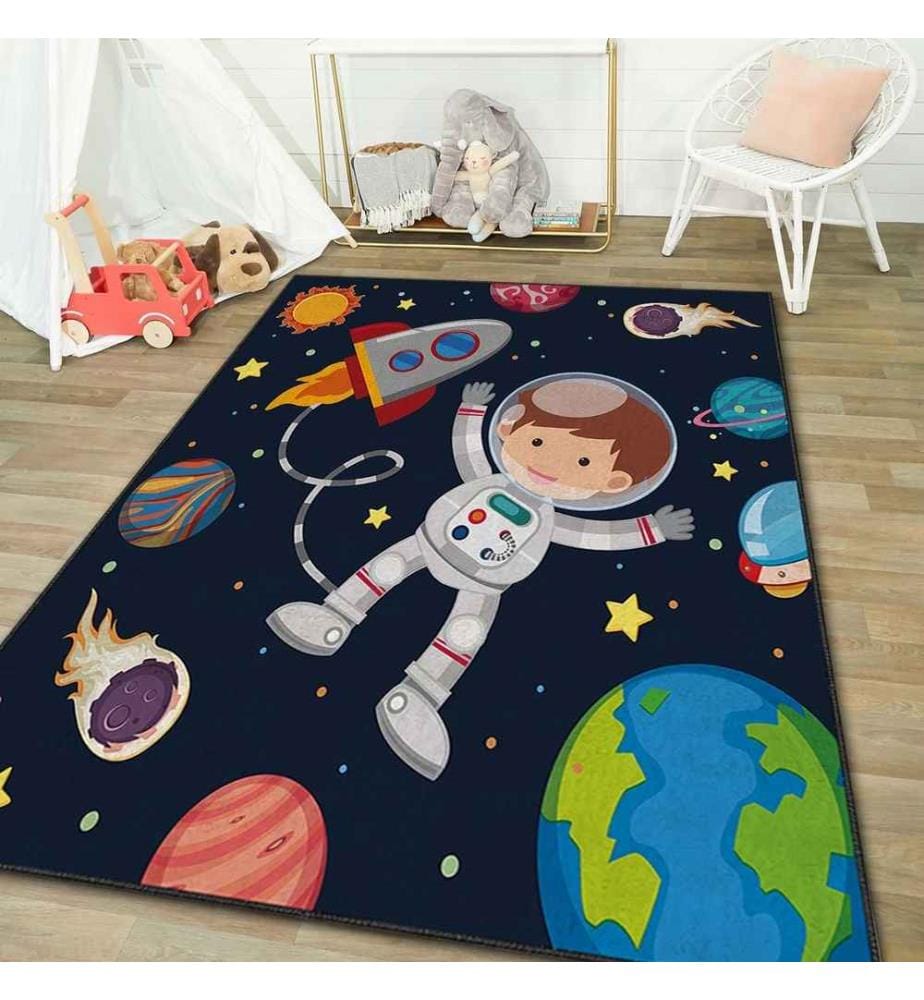 Teppich, Mehrfarbig, 100% Polyester, 120 x 180 cm