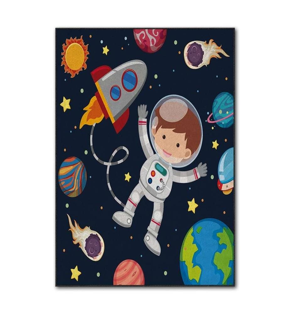 Teppich, Mehrfarbig, 100% Polyester, 120 x 180 cm