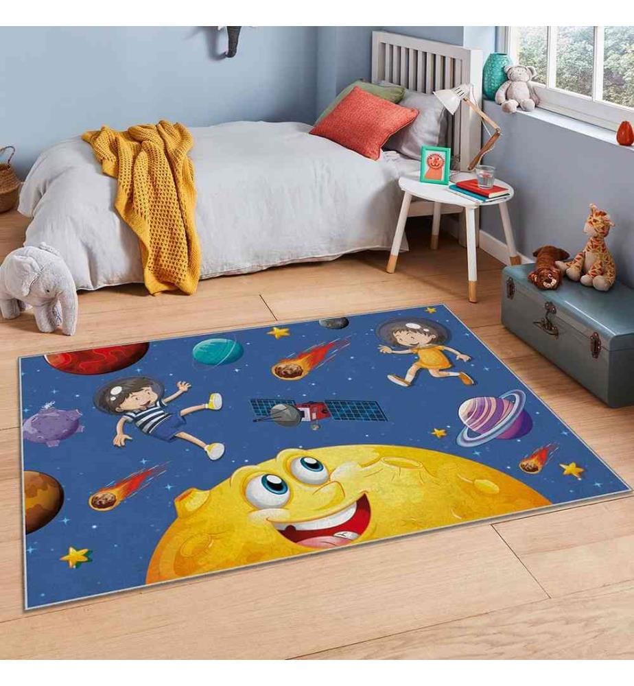 Teppich, Mehrfarbig, 100% Polyester, 120 x 180 cm