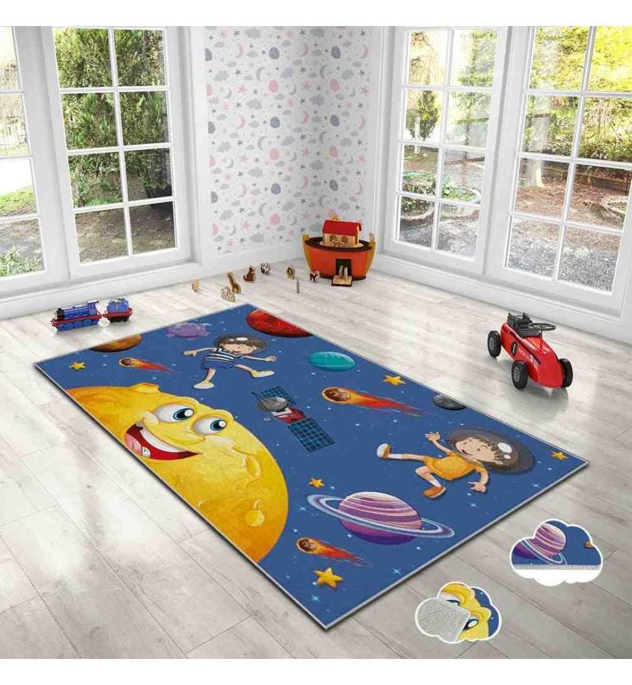 Teppich, Mehrfarbig, 100% Polyester, 120 x 180 cm