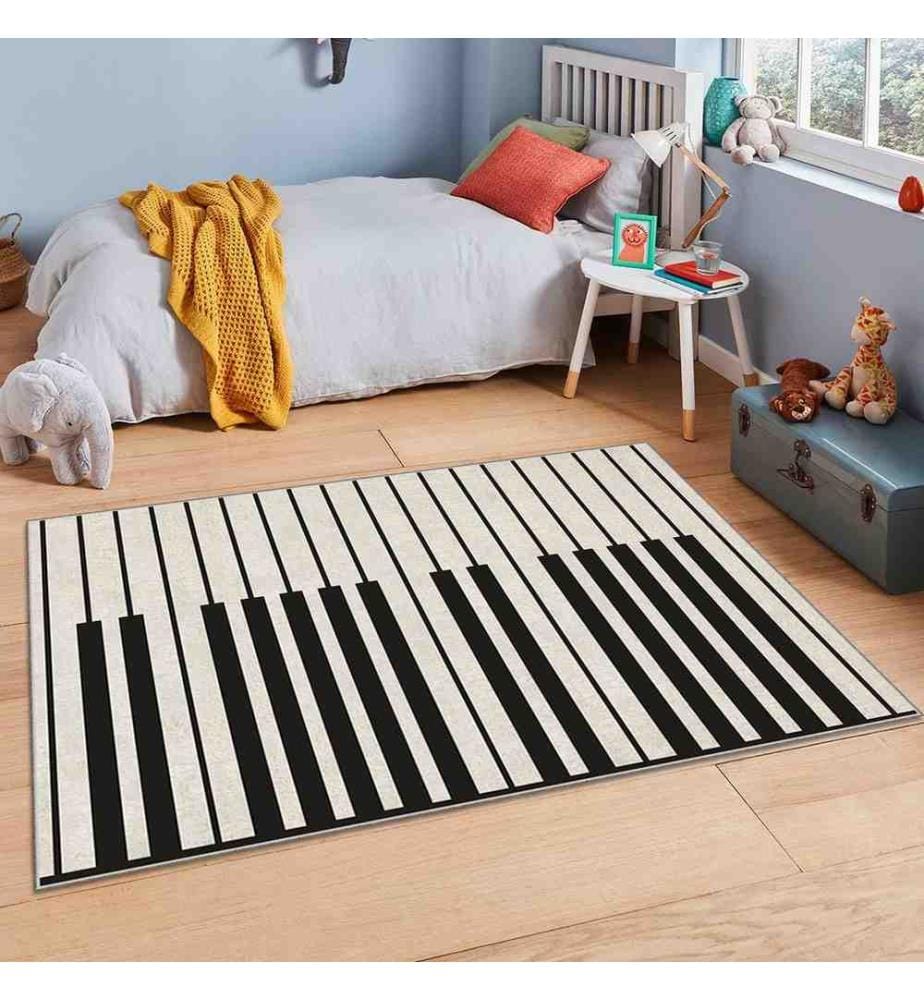 Teppich, Mehrfarbig, 100% Polyester, 140 x 220 cm