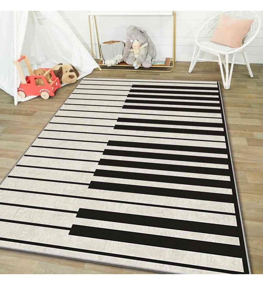 Teppich, Mehrfarbig, 100% Polyester, 140 x 220 cm