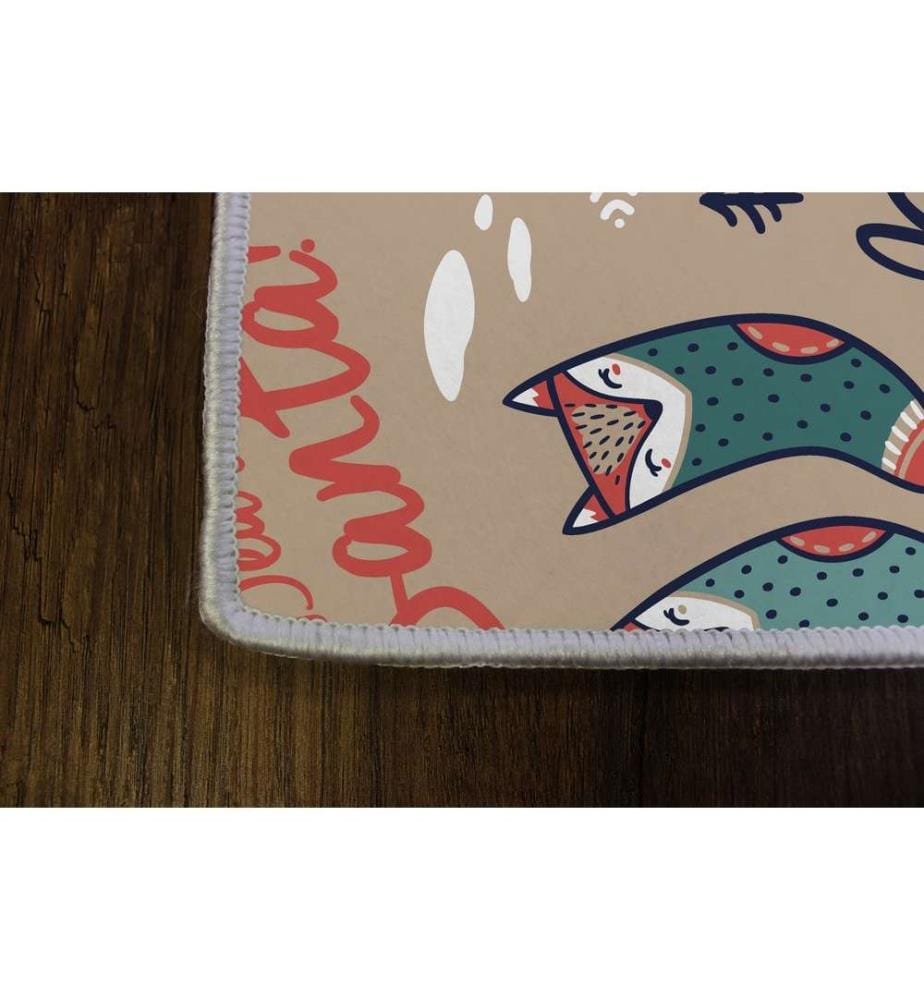 Tappeto, Multicolore, 100% poliestere, 80 x 120 cm