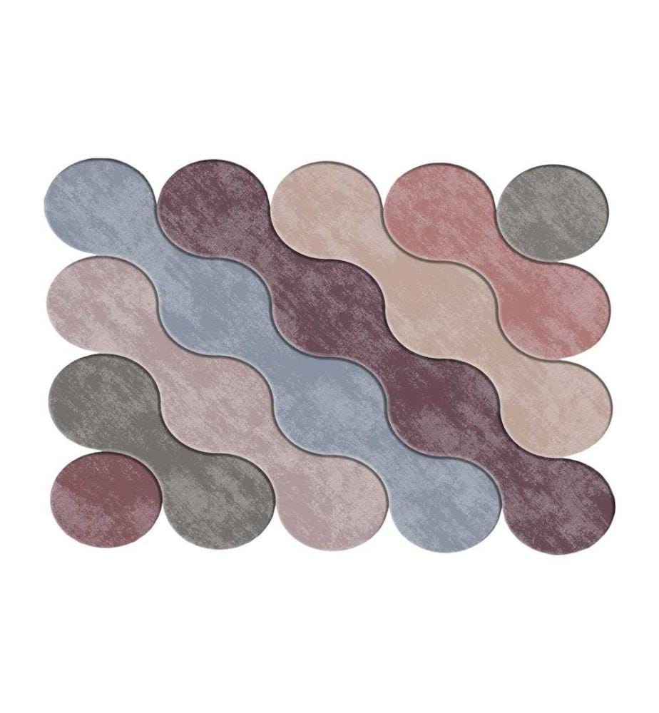 Teppich, Mehrfarbig, 100% Polyester, 120 x 180 cm