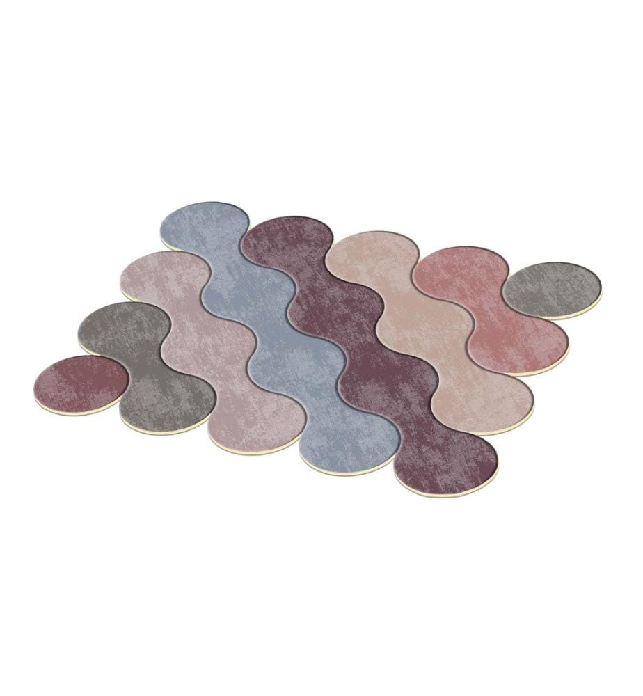 Teppich, Mehrfarbig, 100% Polyester, 120 x 180 cm