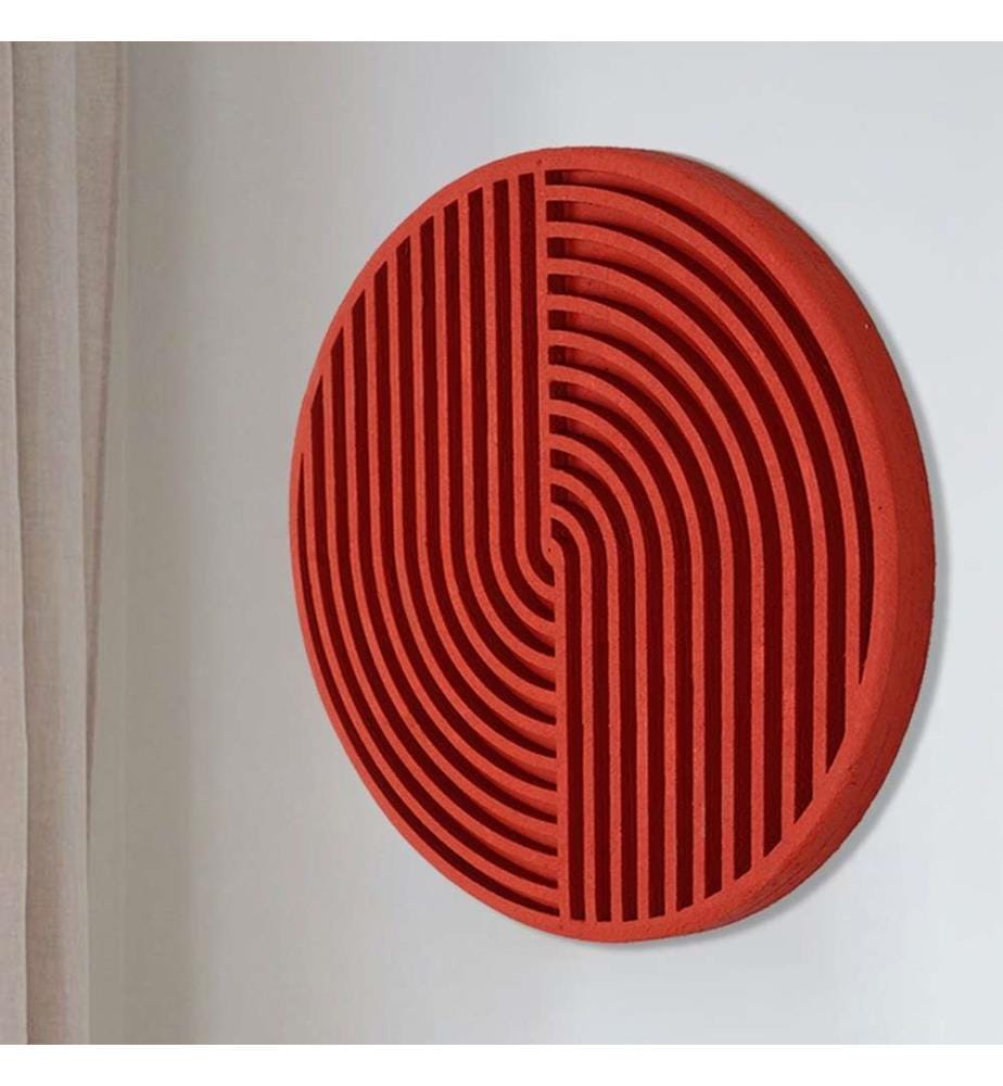 Dekoratives Wand-Accessoire, rot, 100% Fichtenholz