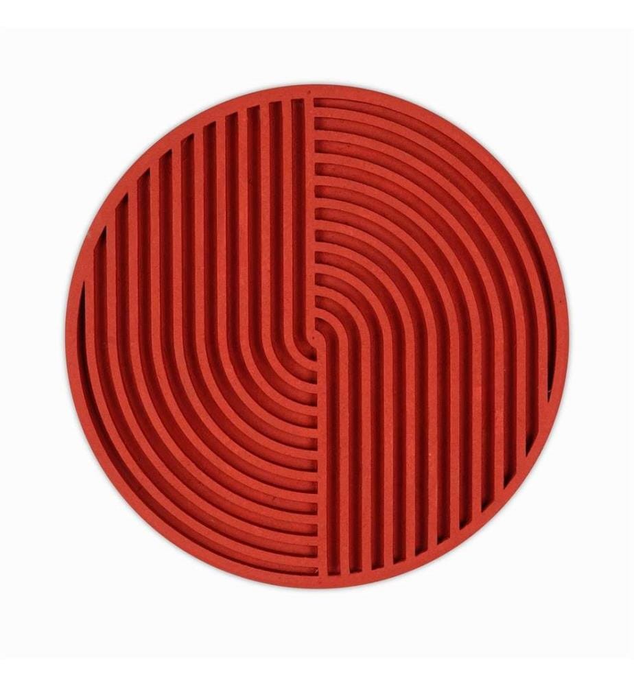 Dekoratives Wand-Accessoire, rot, 100% Fichtenholz