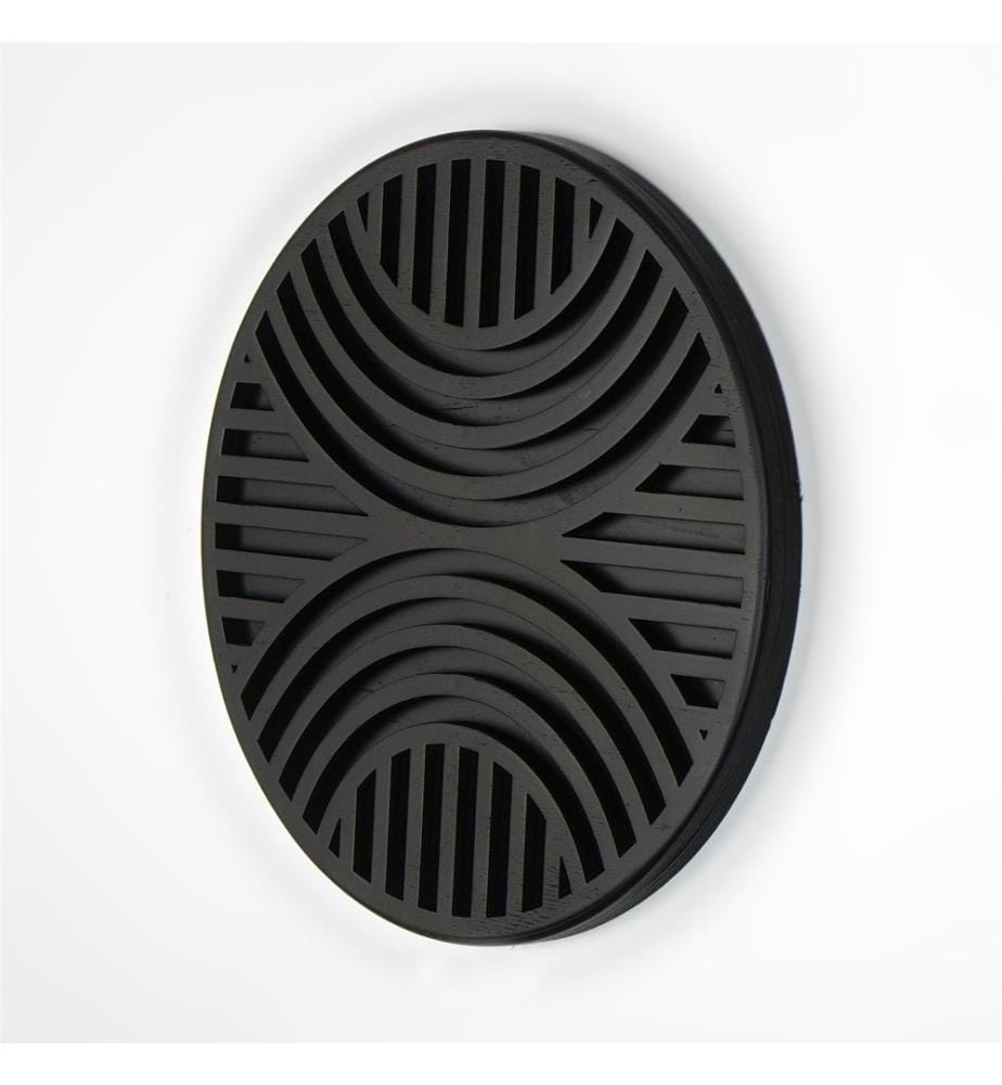Dekoratives Wand-Accessoire, Schwarz, 100% Fichtenholz