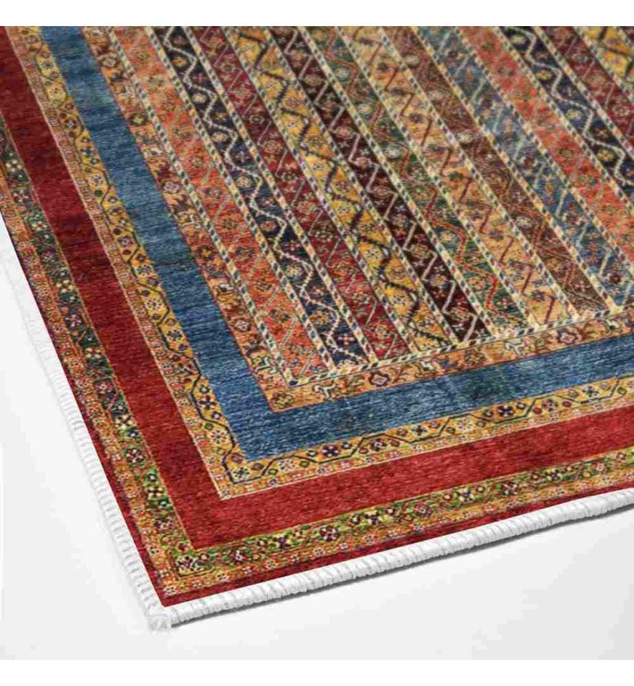 Bathmat Set, 2 Pieces, Multicolor, 100% Polyester, Non-Slip Underside