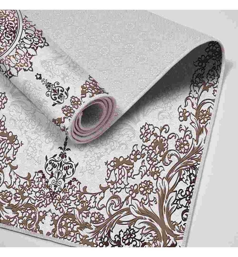Bathmat Set, 2 Pieces, Multicolor, 100% Polyester, Non-Slip Underside