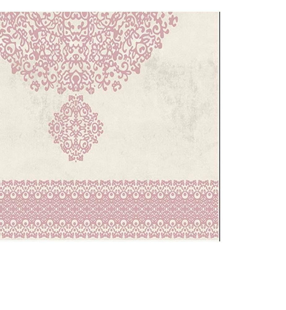 Bathmat Set, 2 Pieces, Powder, 100% Polyester, Non-Slip Underside