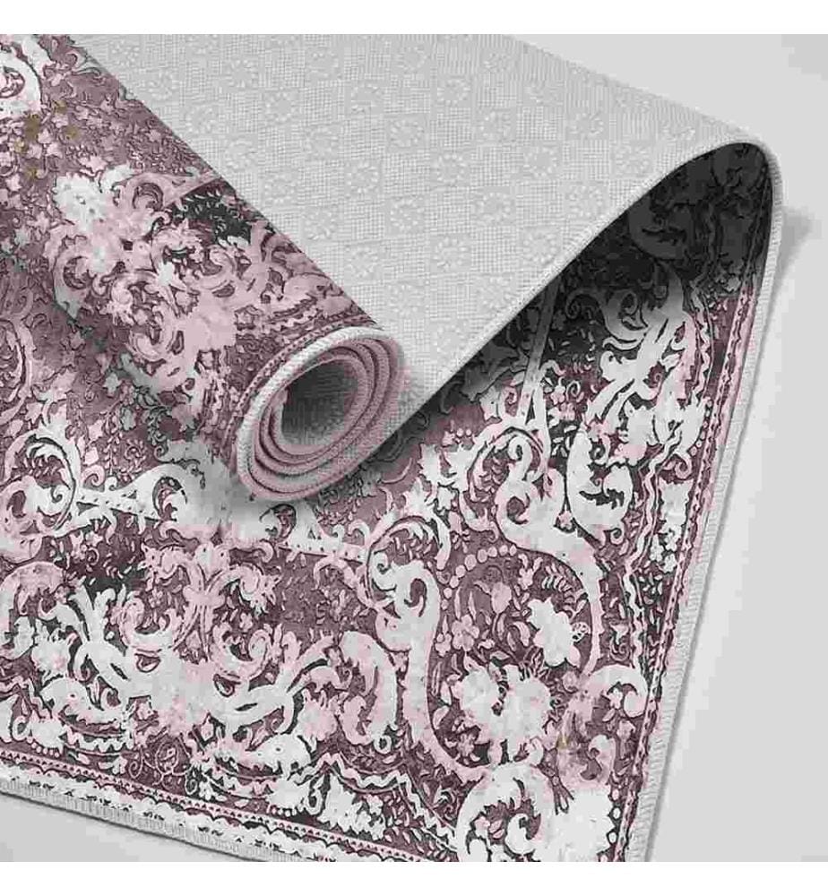 Bathmat Set, 2 Pieces, Brown, 100% Polyester, Non-Slip Underside
