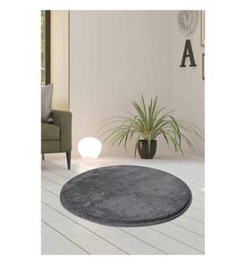Acrylic Carpet, Fume, 100% Acrylic, Diameter: 90 cm