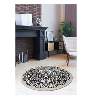 Carpet, 100 cm, , Multicolor, Velvet Fabric, 10 mm Pile Height