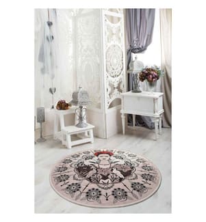 Carpet, 100 cm, , Multicolor, Velvet Fabric, 10 mm Pile Height