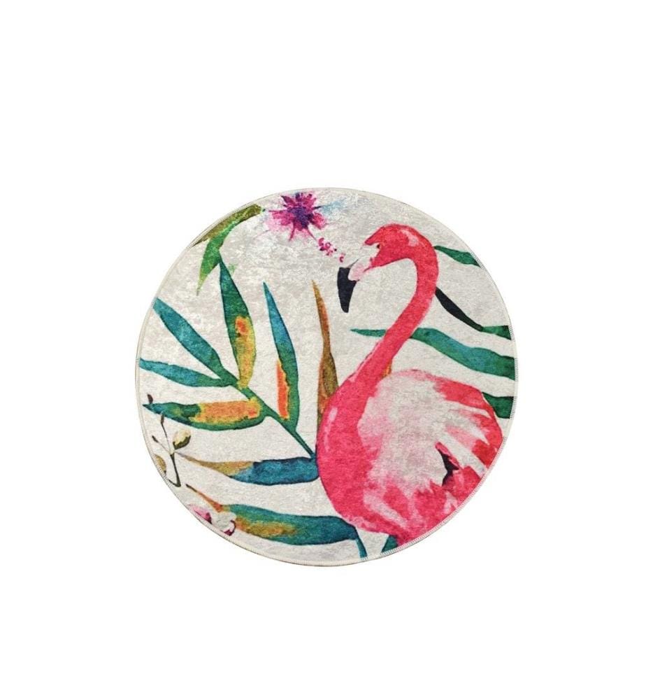 Carpet, Multicolor, 100% Polyester, Diameter: 140 cm