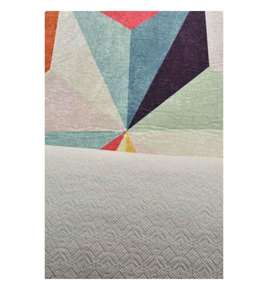 Teppich, Mehrfarbig, 100% Polyester, 120 x 180 cm