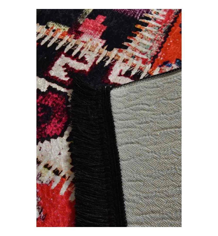 Teppich, Mehrfarbig, 100% Polyester, 140 x 190 cm