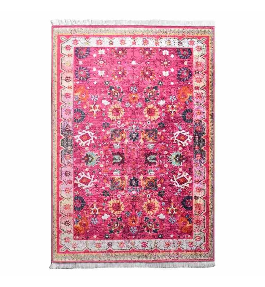 Teppich, Mehrfarbig, 100% Polyester, 140 x 190 cm